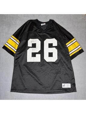 VINTAGE Pittsburgh Steelers Rod Woodson Jersey Black Logo Athletic Xl 50 52